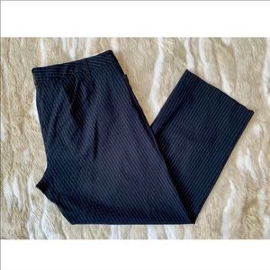 LANE BRYANT Pinstripe Straight Leg Dress Pants